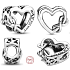 Charm Sterlingové stříbro 925 Srdce a nekonečno Love You Mum, korálek na náramek rodina