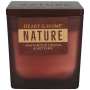 Heart & Home Nature Jantarové dřevo a vetiver vonná svíčka velká sklo, doba hoření až 40 hodin 210 g