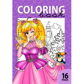Ditipo Omalovánky Princezny pro děti 16 stran A4 21 x 29,7 cm