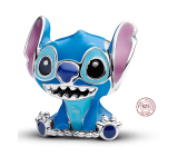 Charm Sterlingové stříbro 925 Disney Lilo a Stitch, korálek na náramek film