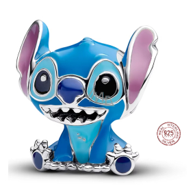 Charm Sterlingové stříbro 925 Disney Lilo a Stitch, korálek na náramek film