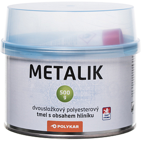 Polykar Metalik dvousložkový tmel na kov a karoserie, 500 g Polykar Metalik dvousložkový tmel na kov a karoserie, 500 g