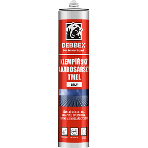 Den Braven Klempířský a karosářský tmel bílý, 280 ml Den Braven Klempířský a karosářský tmel bílý, 280 ml