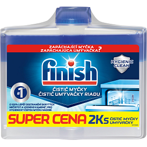 Finish čistič myčky duopack, 2× 250 ml Finish čistič myčky duopack, 2× 250 ml