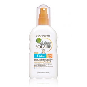 Garnier Ambre Solaire Kids SPF50+ sprej na opalování pro děti 200 ml