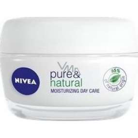 Nivea Pure & Natural Zvláčňující denní krém 50 ml