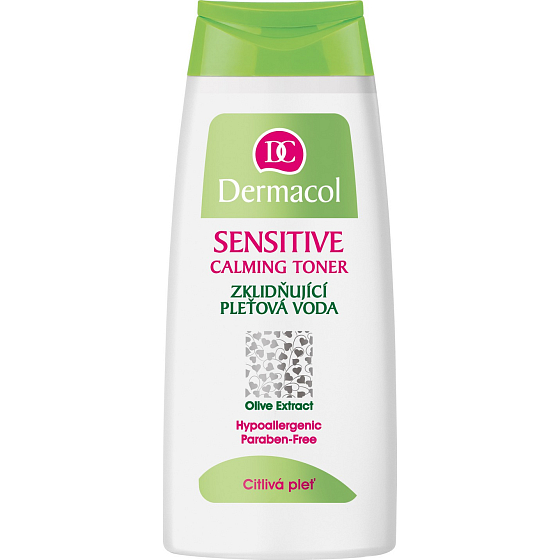 Dermacol Sensitive Cleansing Toner zklidňující pleťová voda 200 ml