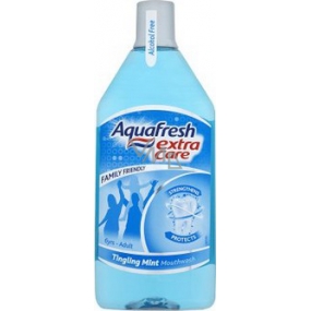 Aquafresh Extra Care Tingling Mint ústní voda 500 ml
