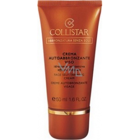 Collistar Face Self-Tanning Cream samoopalovací krém na obličej 50 ml