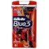 Gillette Blue 3 Special Edition holítka červené 3břity pro muže 6 kusů