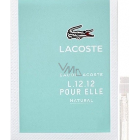 Lacoste Eau de Lacoste L.12.12 Pour Elle Natural toaletní voda pro ženy 1,5 ml s rozprašovačem, vialka