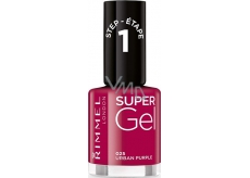 Rimmel London Super Gel lak na nehty 025 Urban Purple 12 ml