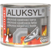 Aluksyl Silikonová vypalovací barva Stříbrná 0910 80 g