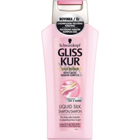 Gliss Kur Liquid Silk Gloss regenerační šampon na vlasy 250 ml