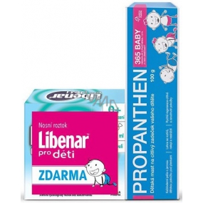 Omega Pharma Propanthen 365 Baby 100 g + Libenar nosní kapky pro děti 15 x 5 ml