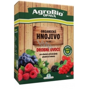 AgroBio Trumf Drobné ovoce přírodní granulované organické hnojivo 1 kg 41558, 6/2029