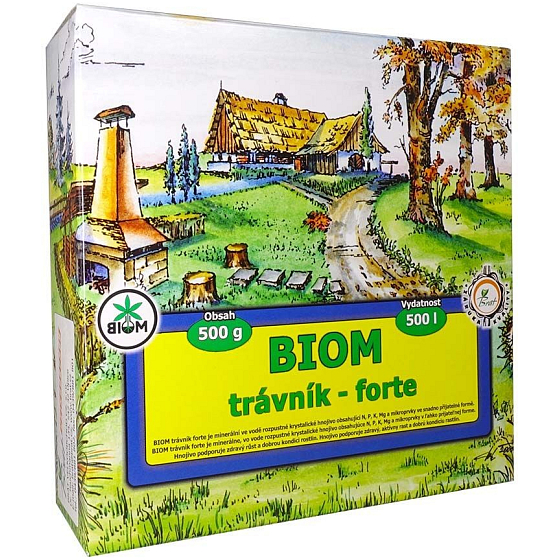 Biom Trávník forte minerální hnojivo 500 g