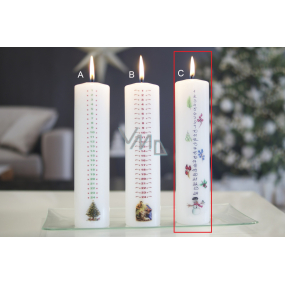 Lima Adventní svíčka válec 50 x 210 mm 1 kus