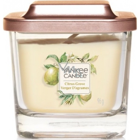 Yankee Candle Citrus Grove - Citrusový háj sojová vonná svíčka Elevation malá sklo 1 knot 96 g