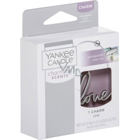 Yankee Candle Charming Scents kovový přívěsek Love na visačku do auta