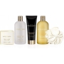 Baylis & Harding Sladká mandarinka a Grapefruit koupelové mléko 300 ml + mycí gel 300 ml + toaletní mýdlo 150 g + tělové mléko 130 ml + žínka + kabelka, kosmetická sada