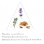 Panier des Sens Levandule krém na ruce 30 ml + Provence krém na ruce 30 ml + Růže krém na ruce 30 ml, kosmetická sada