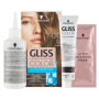 Schwarzkopf Gliss Color barva na vlasy 7-00 Tmavá blond 2 x 60 ml