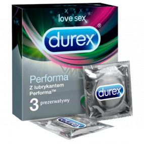 Durex Performa kondom nominální šířka: 56 mm 3 kusy