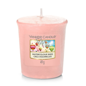 Yankee Candle Watercolour Skies - Akvarelová obloha vonná svíčka votivní 49 g