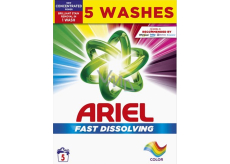 Ariel Fast Dissolving Color prací prášek na barevné prádlo 5 dávek 275 g