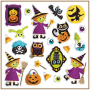 Samolepky Halloween 40 kusů 10,5 x 18 cm