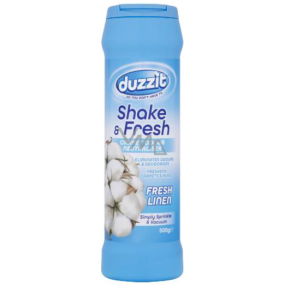 Duzzit Shake & Fresh Fresh Linen - Vůně čistého prádla vůne do koberců 500 g