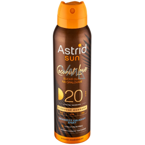 Astrid Sun OF20 Coconut Love suchý olej na opalování sprej 150 ml