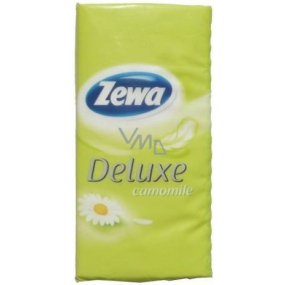 Zewa Deluxe Camomile parfémované papírové kapesníky 1 kus