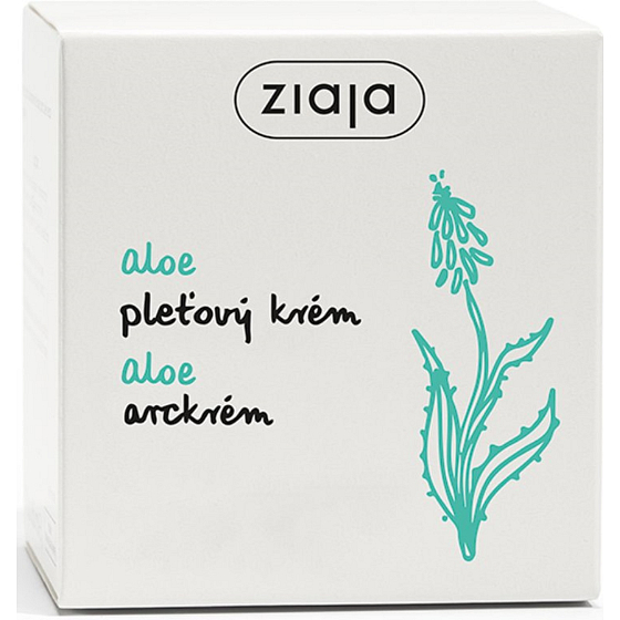 Ziaja Aloe Vera pleťový krém suchá a normální pleť 50 ml