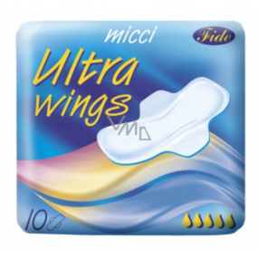 Micci Ultra Wings intimní vložky s křidélky 10 kusů