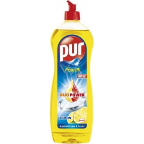 Pur Duo Power Lemon prostředek na ruční mytí nádobí 900 ml