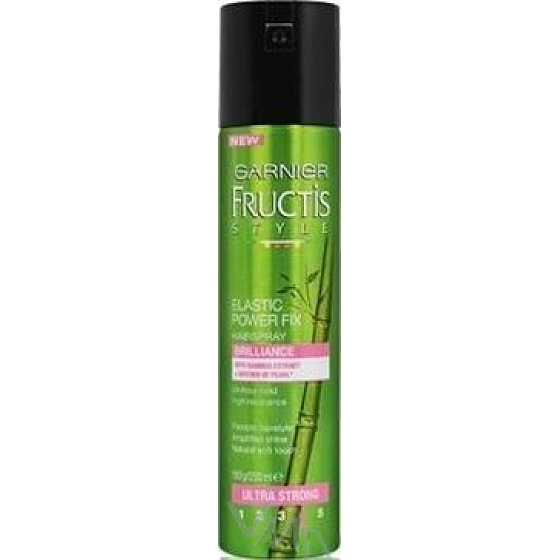 Garnier Fructis Style Elastic Power Fix Brilance Ultra Strong lak na vlasy 250 ml