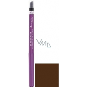 Rimmel London Exaggerate automatická voděodolná tužka na oči 211 Sable 0,28 g