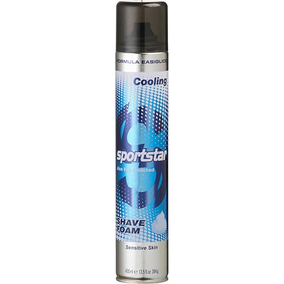 Sportstar Men Cooling pěna na holení pro citlivou pokožku 400 ml