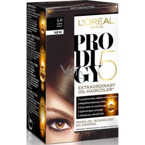 Loreal Paris Prodigy 5 barva na vlasy 4.0 Hnědá