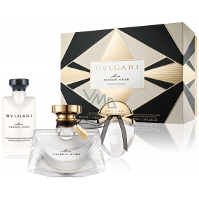 Bvlgari Mon Jasmin Noir parfémovaná voda 50 ml + parfémovaná voda 15 ml + tělové mléko 40 ml, pro ženy dárková sada