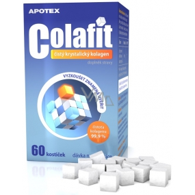 Apotex Colafit čistý krystalický kolagen doplněk stravy 60 kostiček