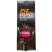 Piz Buin Ultra Light SPF15 ultra lehký hydratační fluid na opalování 150 ml + SPF30 balzám na rty 4,9 g, duopack