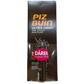 Piz Buin Ultra Light SPF15 ultra lehký hydratační fluid na opalování 150 ml + SPF30 balzám na rty 4,9 g, duopack