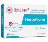 Barnys HerpeNorm intenzivní péči o vaše rty 10 cps kapsle