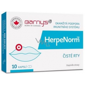 Barnys HerpeNorm intenzivní péči o vaše rty 10 cps kapsle