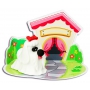 Jumping Clay Psík - Maltézský samoschnoucí modelovací hmota 33 g + papírová maketa 5+