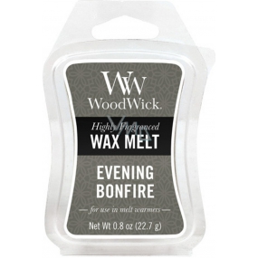 WoodWick Evening Bonfire - Večer u táboráku vonný vosk do aromalampy 22.7 g