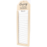 Nekupto Home Decor Dřevěná dekorace tabulka s blokem 38 x 12 cm